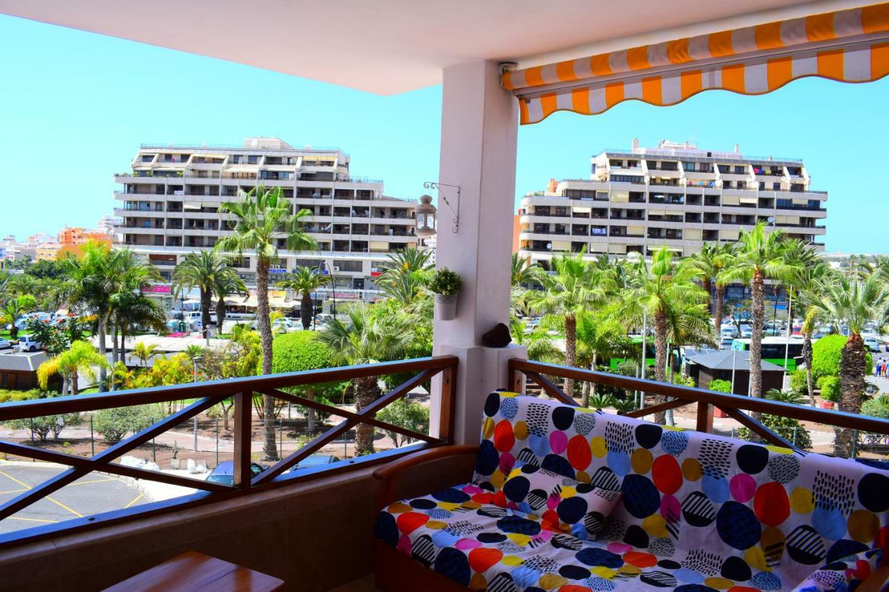 Sunny Summerland Los Cristianos, Ap With City And Ocean View ลอส กริสเตียนอส ภายนอก รูปภาพ